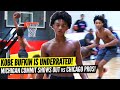Kobe Bufkin Is UNDERRATED MICHIGAN COMMIT Goes At Chicago Pros During Open Run