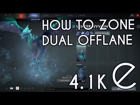 Dota 2 ecko coaching Winter Wyvern - How to zone the offlaner