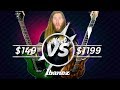 Cheap VS Expensive-Ibanez Guitar:  $149 VS $1199 GIO Iron Label