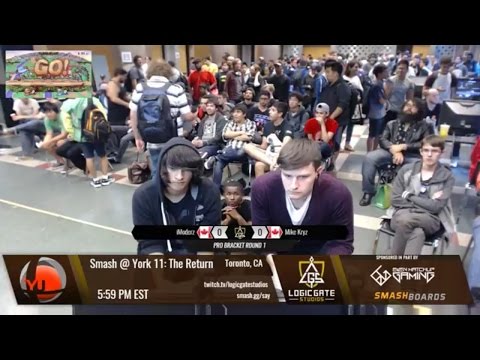 Smash at York 11 - iModerz (Fox) vs Mike Kryz (Sheik) - SSB4 WR1