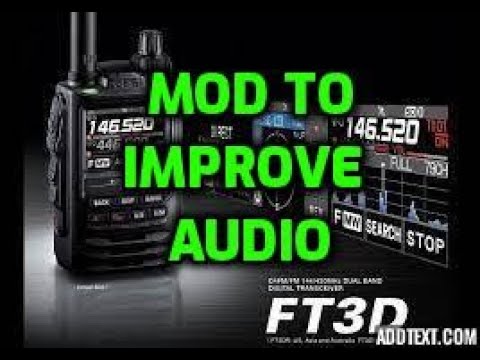 YAESU FT3D Improve Speaker Audio