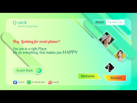 Adobe XD Event Management Web/App UI Tutorial