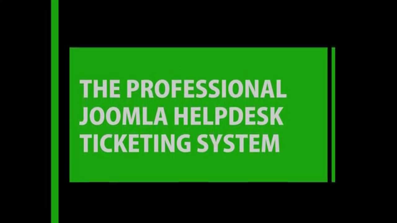 Joomla Helpdesk Ticketing System Rstickets Pro