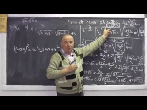 1/2 Lectia 887 Formule calcul prescurtat Transformarea radicalilor compusi in radicali simpli Cls 7
