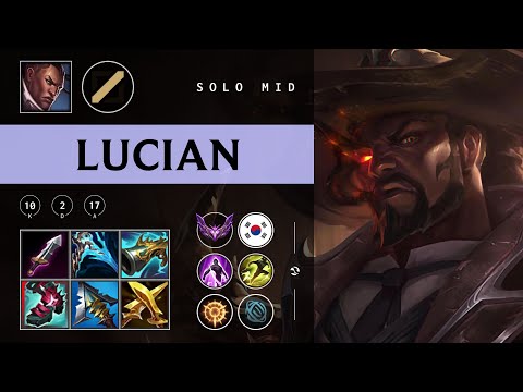 Lucian Mid vs Galio - KR Master Patch 25.23