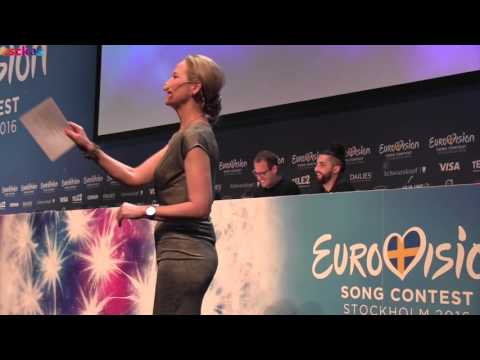 ESCKAZ in Stockholm: Press conference from Amir (France)