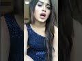 Jannat Zubair singing galtiyan Tu Itni Karda Maine Bhi Jaane Diya #blue dress #viral #short