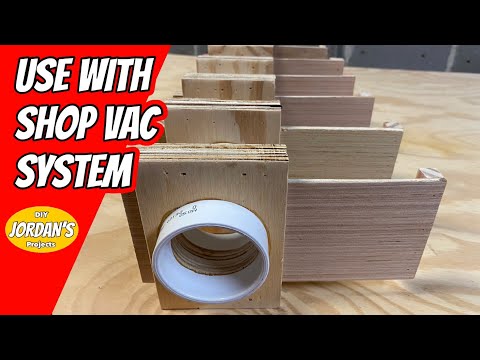 diy dust collection self cleaning  BLAST GATES for a shop vac system