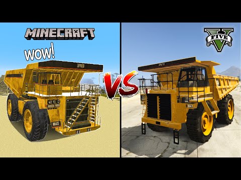 Minecraft mining dumper VS GTA 5 mining dumper - which is better?