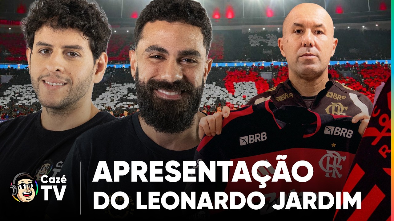 AO VIVO: COLETIVA DE APRESENTAÇÃO DE LEONARDO JARDIM NO FLAMENGO