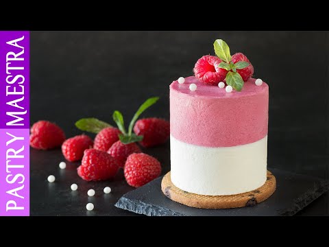 Raspberry, Mint and White Chocolate Mousse Cake | Pastry Maestra