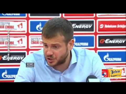 JSL 2014/15: 25.04.2015 24.Kolo: Konferencija za novinare nakon meča Crvena zvezda - Paartizan