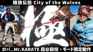 【餓狼CotW】Mr.KARATE 超必殺技・モード限定動作・カラーエディット用模様・特殊挑発他