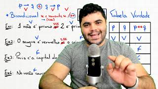 🧠 CONECTIVOS LÓGICOS "SE ENTÃO" e "SE E SOMENTE SE" e TABELA VERDADE | Curso de RLM | Aula 07