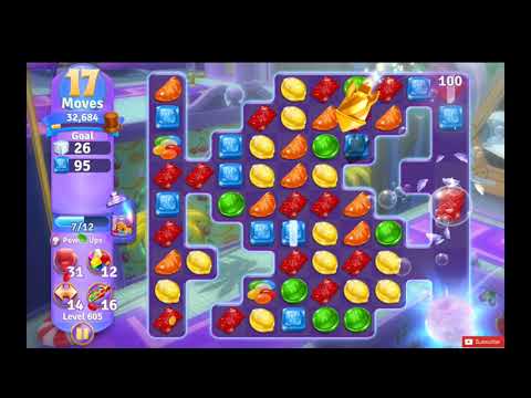 Wonka's World of Candy Level 605 NO BOOSTERS - 35 Moves - A S GAMING ✔