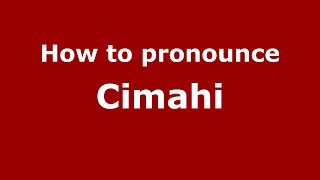 How to pronounce Cimahi