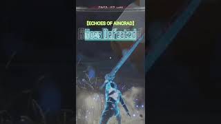 【ECHOES OF AINCRAD】倒したんですけどどう言うこと？🤣（アプデ前のやつです）　ショート動画