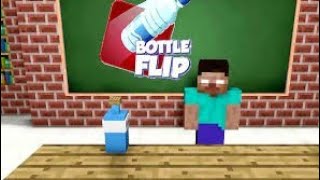monster school bottle flip change