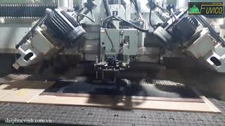 MÁY CNC 2 LƯỠI CẮT 45, 1 TRỤC PHAY- KHOAN ANDERSON NC-2513TC+G2