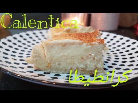 Pastel salado a base de garbanzos sin gluten y sin lactosa rico en proteínas .Calentita o calentica