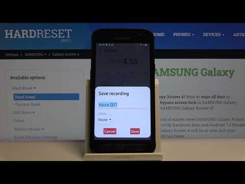 How to Record Sounds in SAMSUNG Galaxy Xcover 4 – Activate Sound Recorder