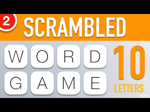 Scrambled Word Games Vol. 2 - Guess the Word Game (10 Letter Words)