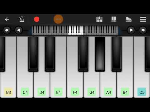 Urywek z "Break my mind" pianino