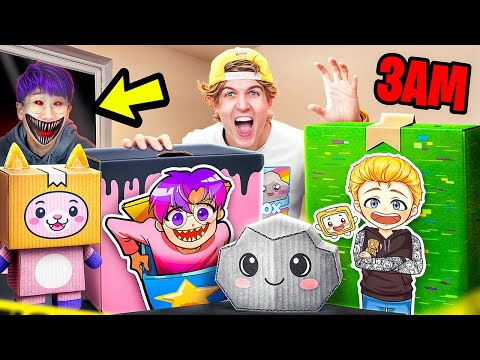 DO NOT OPEN LANKYBOX MYSTERY BOXES AT 3AM...!?
