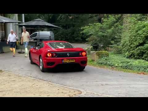 Ferrari 360 Modena sound, start up and drive by