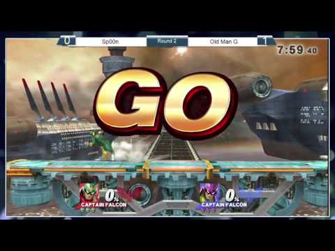 Sm4sh: NHSSBVI - Old Man G (C. Falcon) Vs Sp00n (C. Falcon) - Winners RD 2