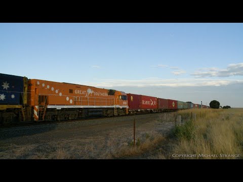 4MA5 Intermodal Freight Train With NR30 "Great Southern" (13/1/2021) - PoathTV Australian Railways
