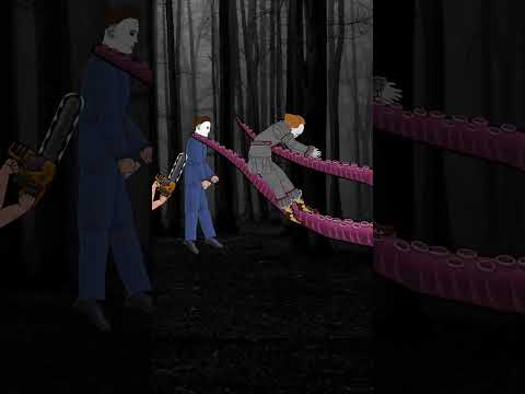 CHAINSAW MAN Power Cat, Goose vs Chucky, Jason Voorhees, Michael Myers, Pennywise, Freddy Krueger