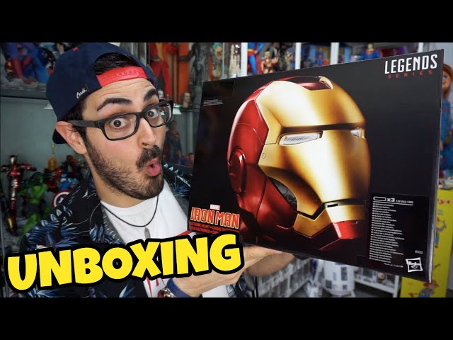 Vídeo relacionado con Avengers Marvel Legends Casco electrónico Iron Man (Hasbro B7435E48)