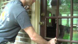How to Replace Window Pane With Wood Molding.mpg