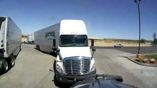 Giltner Truck goes wild at a truckstop Giltner Truck goes wild at a truckstop