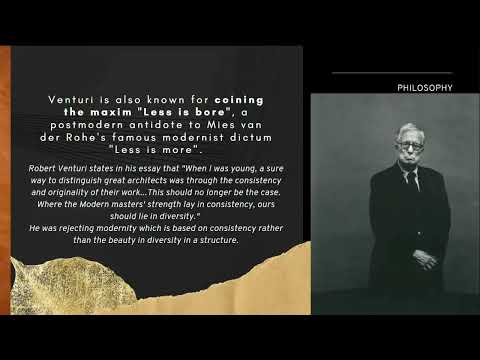 Modern Master in Architecture - Robert Ventiru