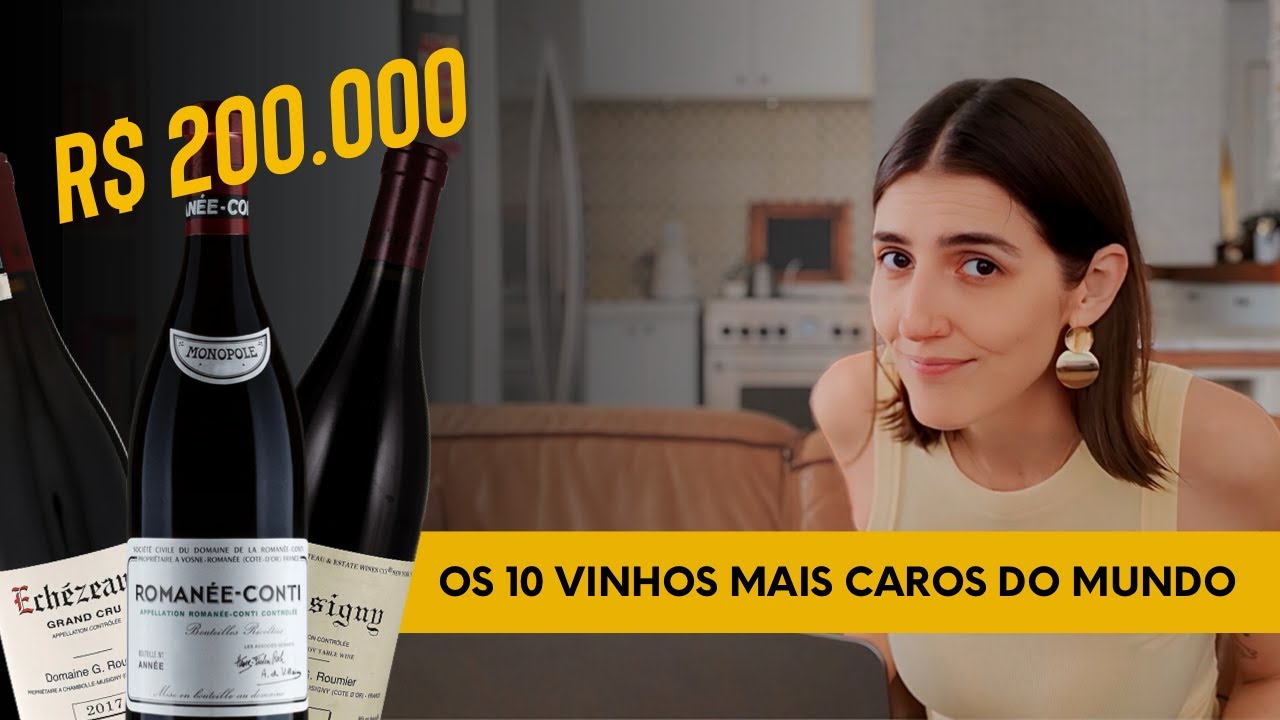 Os 10 vinhos MAIS CAROS DO MUNDO em 2024
