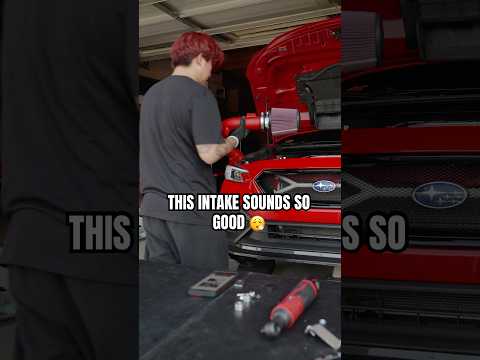 Finally adding a cold air intake and tune to the WRX! #subaru #wrx