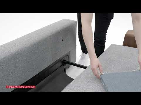 Frode Sofa Bed w/ Arms from Innovation Living - Operating Video