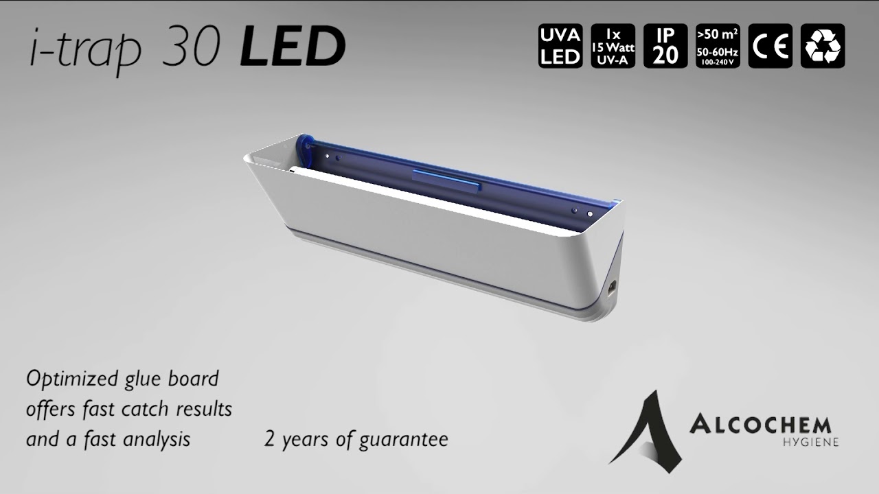 LED lys til elektrisk insektfanger - I-Trap 30 LED - 3 års levetid!