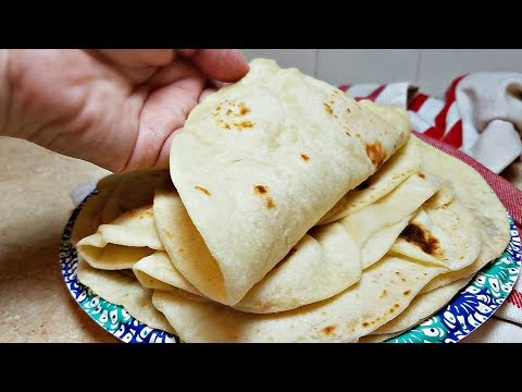 Soft Flour Tortillas Recipe | Tortillas de Harina | How to make tortillas from Scratch Video