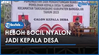 Viral Aksi Bocil Diduga Jadi Calon Kades, Naik Panggung Bareng Rivalnya, Begini Penjelasan Panitia