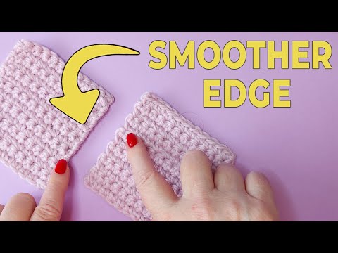 Simple tip for BETTER EDGES in SINGLE CROCHET. Finetune your crochet!