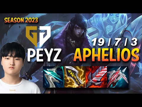 GEN Peyz APHELIOS vs ZERI ADC - KR Ranked