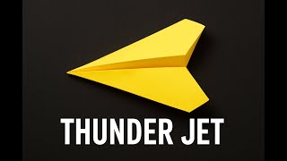 ✈️ Make a Paper Airplane in 4 Minutes | Easy Step-by-Step Tutorial