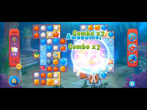 Fishdom Hard Level 9418 (with ingame boosters) @choraelmin