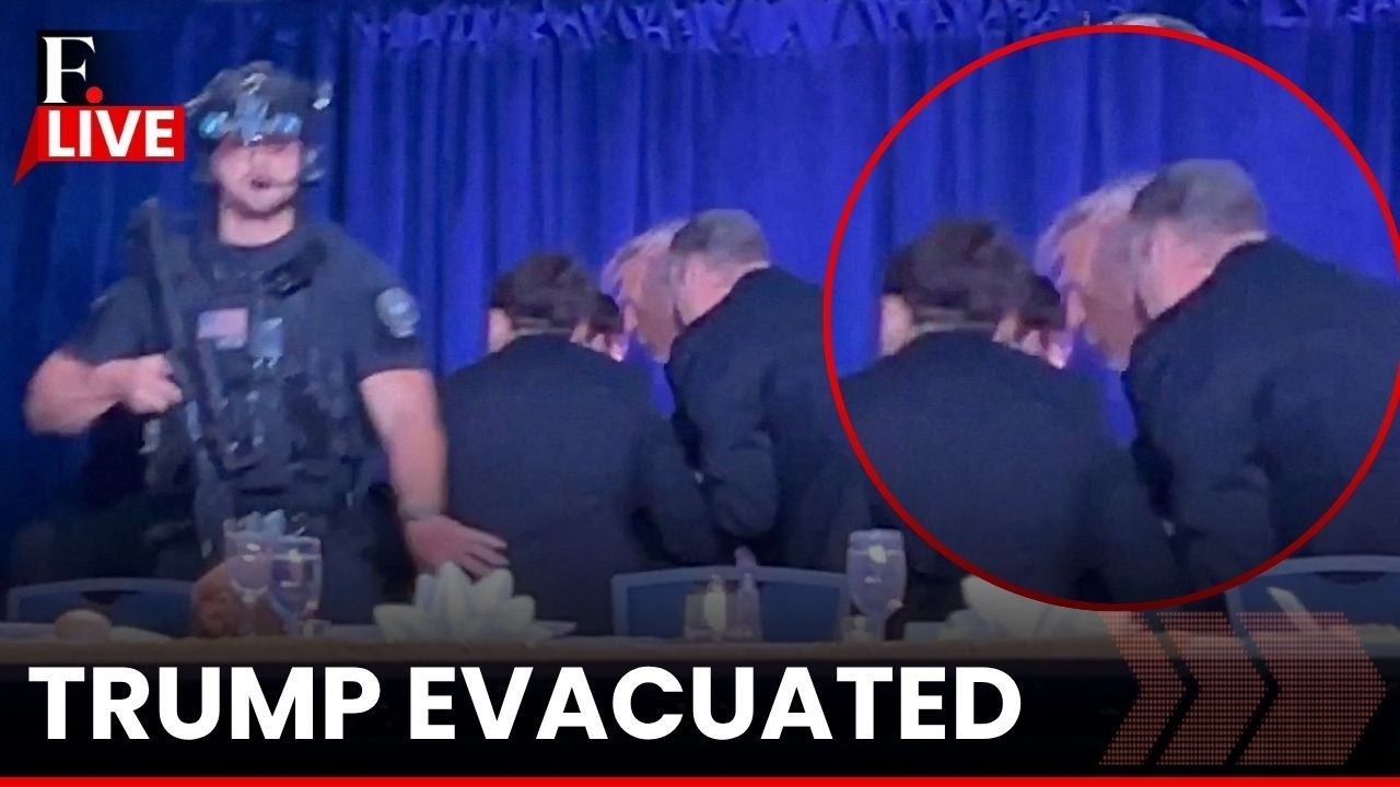 US President Donald Trump Pulled Away By Secret Service | WHITE HOUSE SHOOTING LIVE | N18G