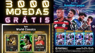MOEDAS GRÁTIS + ATUALIZAÇÃO DE QUINTA | DOMINGO + DICAS ✦ EFOOTBALL 26 ✦ #efootball #efootball2026