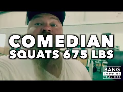 CATFISH COOLEY: COMEDIAN SQUATS 675 LBS - WEIGHTLIFTING STRONG COMEDY