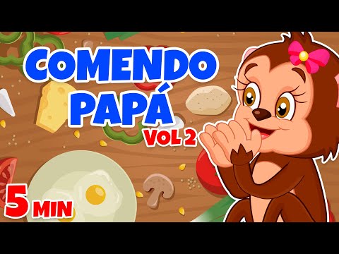 Comendo Papá vol 2 - Giramille 5 min | Desenho Animado Musical